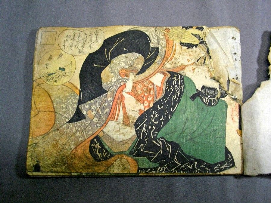 慶長期風俗画」江戸時代初期〜中期頃筆極彩色春画巻 12