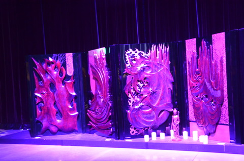 木彫　高橋貞夫　「鹿島槍ヶ岳」　日展会員