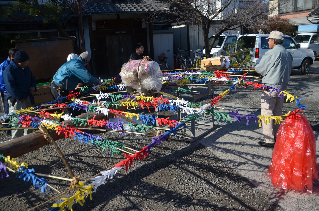 新田区の御柱に飾り付け 長野県安曇野市在住 Kitazawaのブログ
