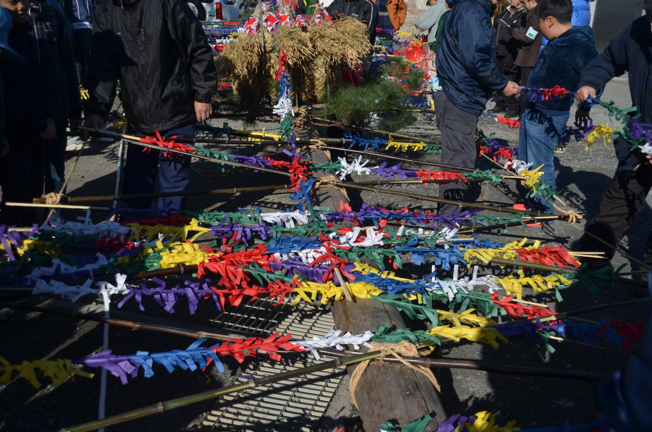 新田区の御柱に飾り付け 長野県安曇野市在住 Kitazawaのブログ