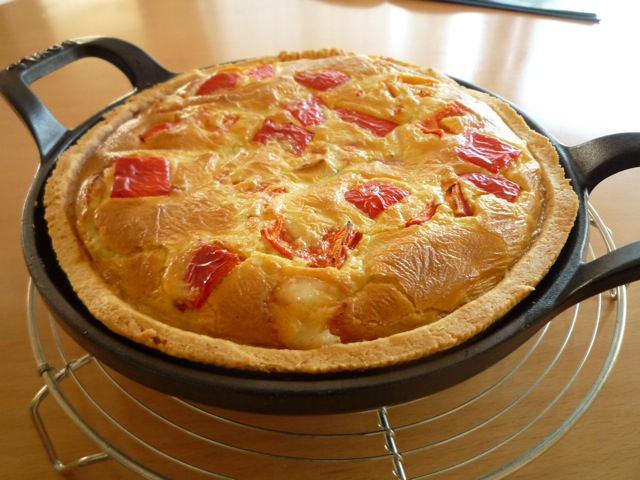 STAUB ラウンドスタッカブルディッシュで作るキッシュ : 食生活日記