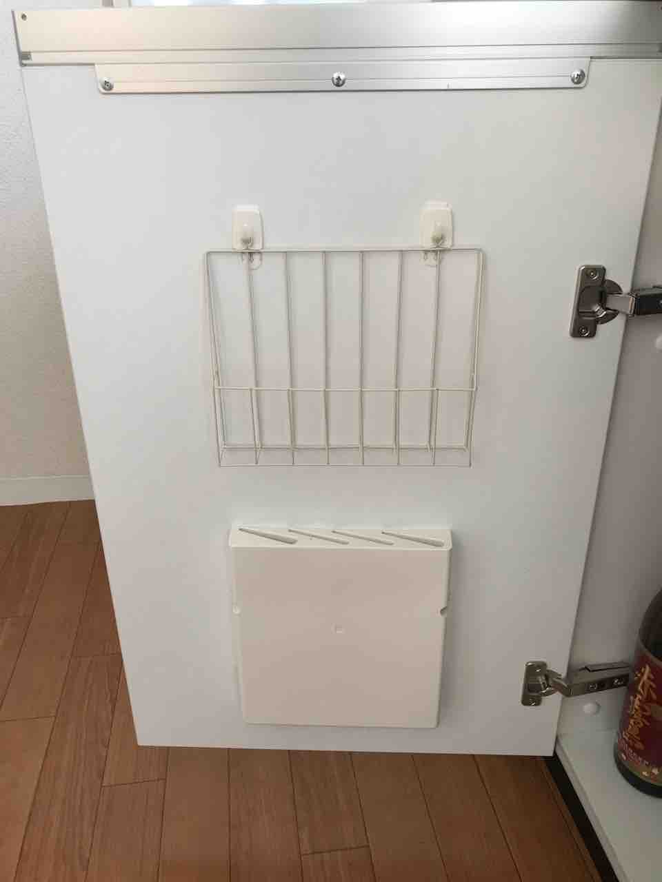 キッチン扉の収納diy その2 食生活日記