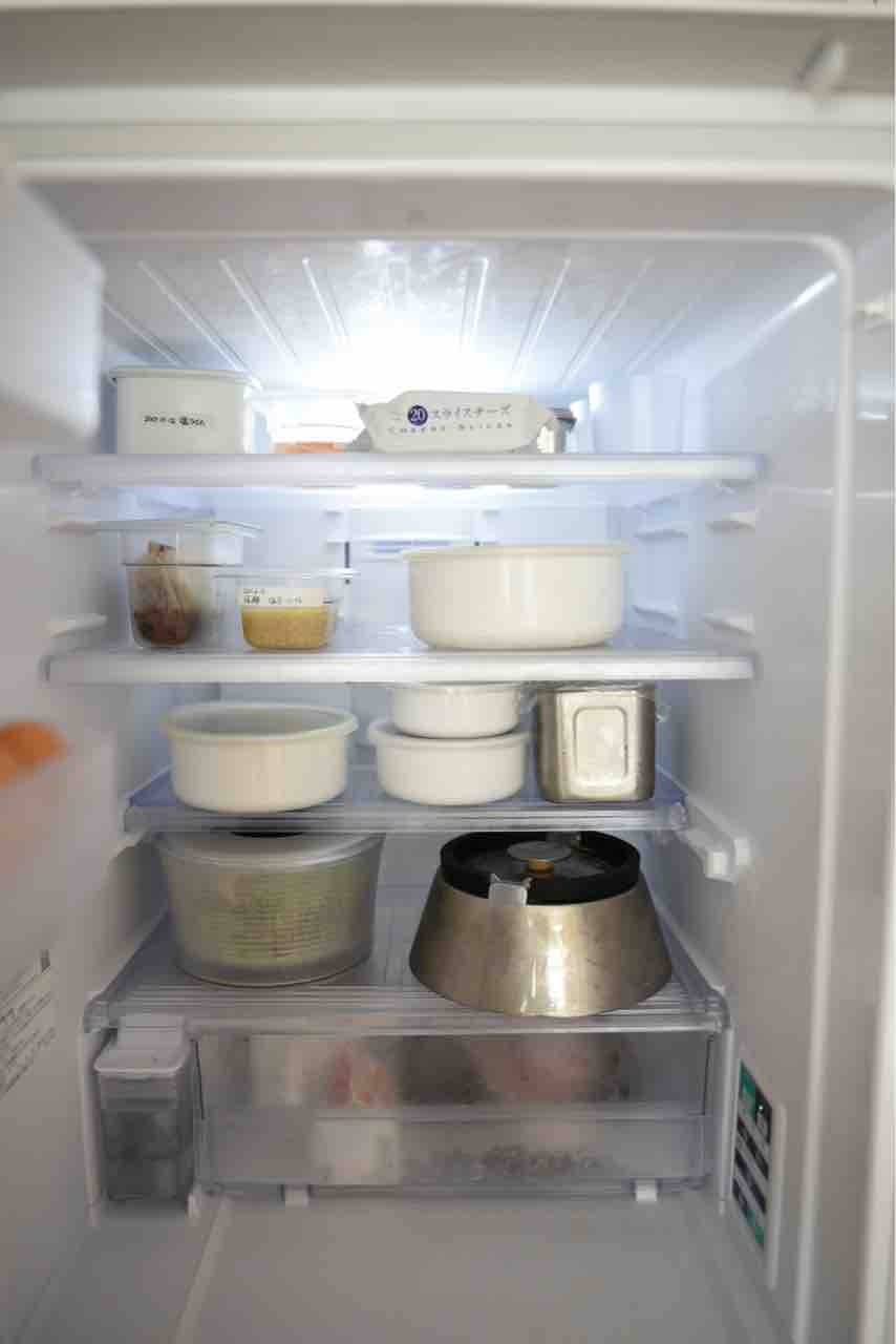 冷蔵庫の中身 食生活日記