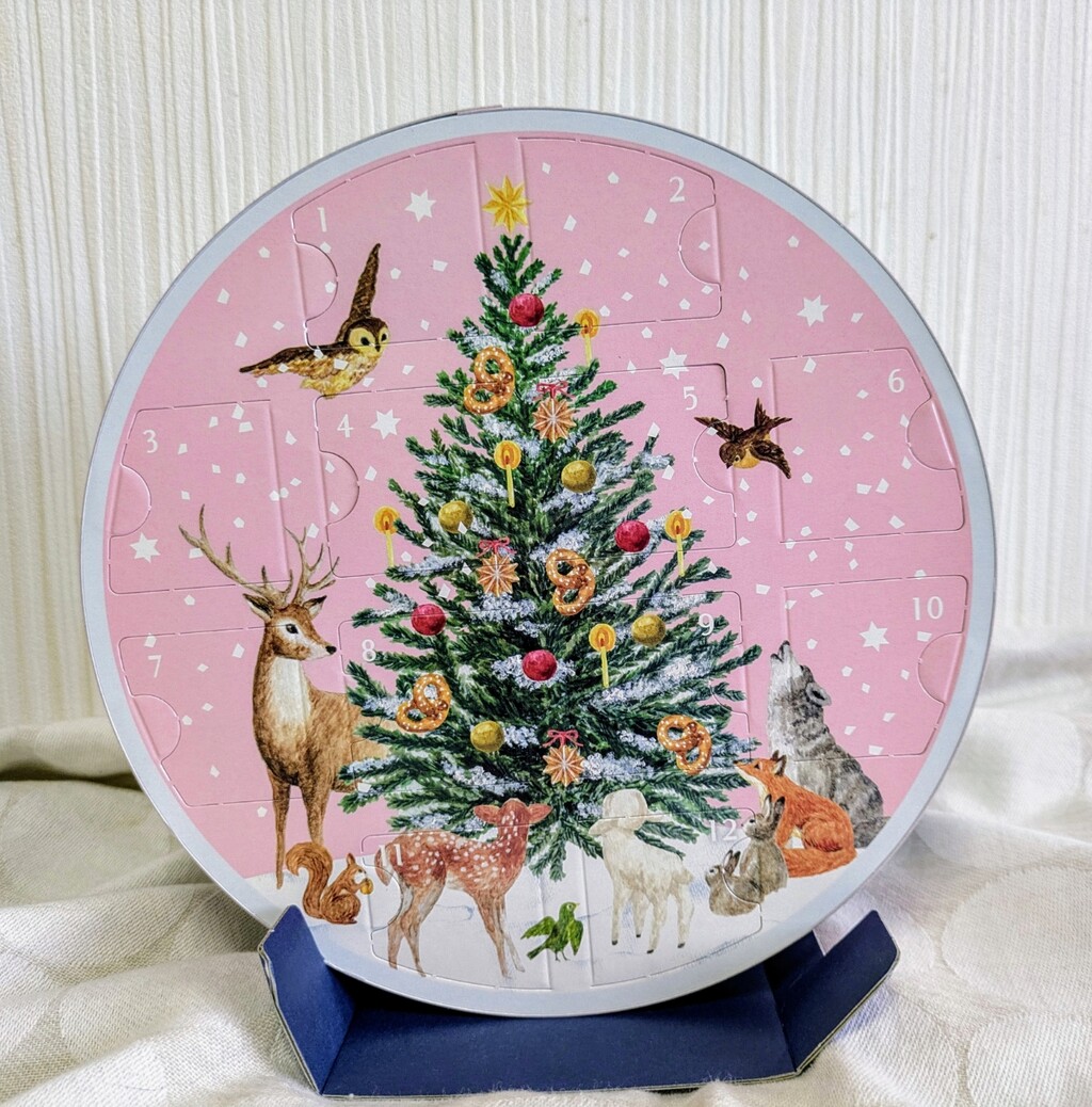 ハンドメイド　オーダー受付ページ　♡クリスマス パネル♡　② カルディ・2つの絵柄を楽しめる「海と森のサークル」アドベント