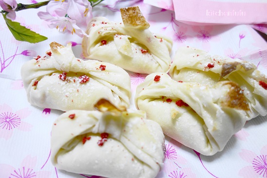 桜開花 春巻きの皮でパリッともちっとなお包みスイーツを キッチン夫婦 Powered By ライブドアブログ