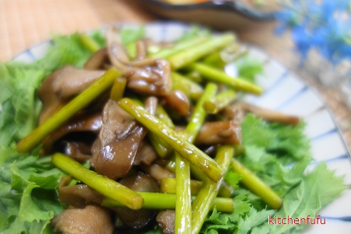 ニンニクの芽と舞茸のオイスター炒め 簡単スタミナ炒め キッチン夫婦 Powered By ライブドアブログ