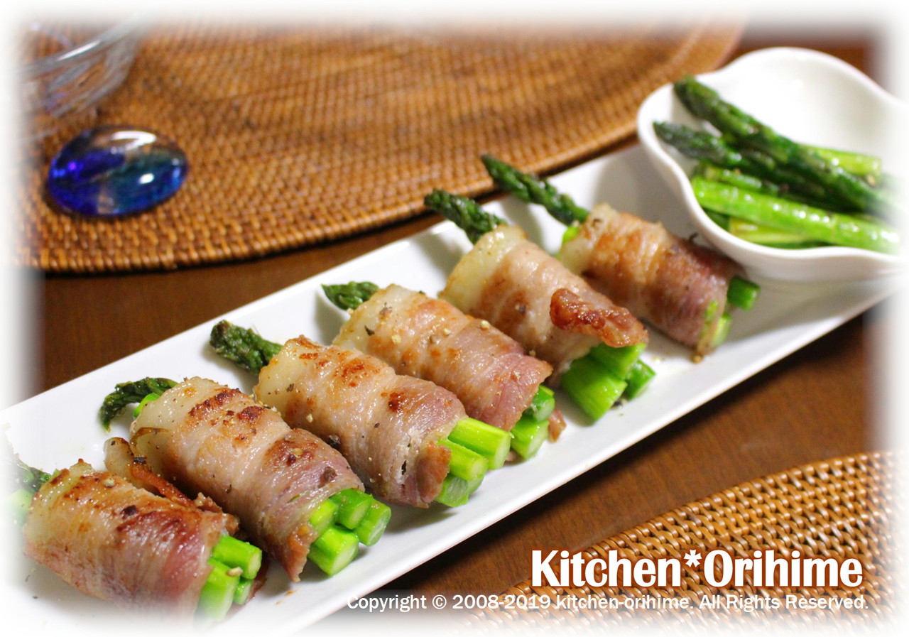 冷麺 アスパラのベーコン巻き Etc キッチン織姫