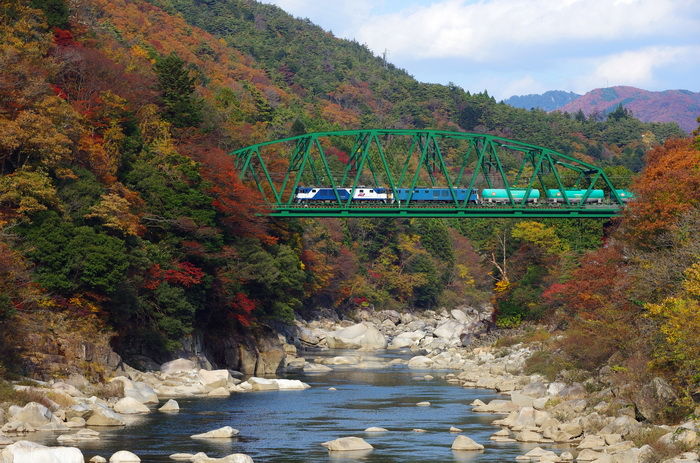 中央西線 第5木曽川橋梁（新）EF64 : 鉄橋のある鉄道風景のblog
