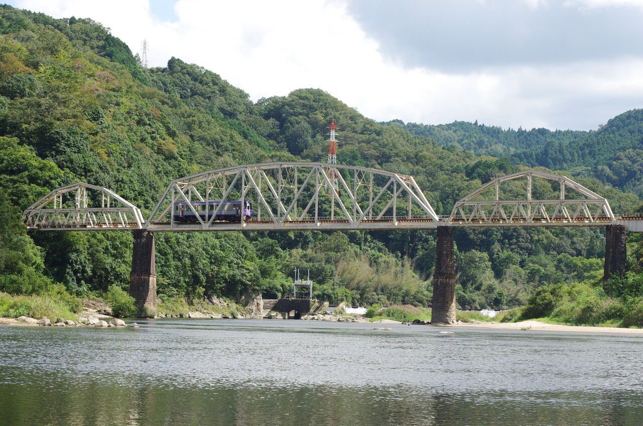 関西本線 木津川橋梁沈下橋から : 鉄橋のある鉄道風景のblog
