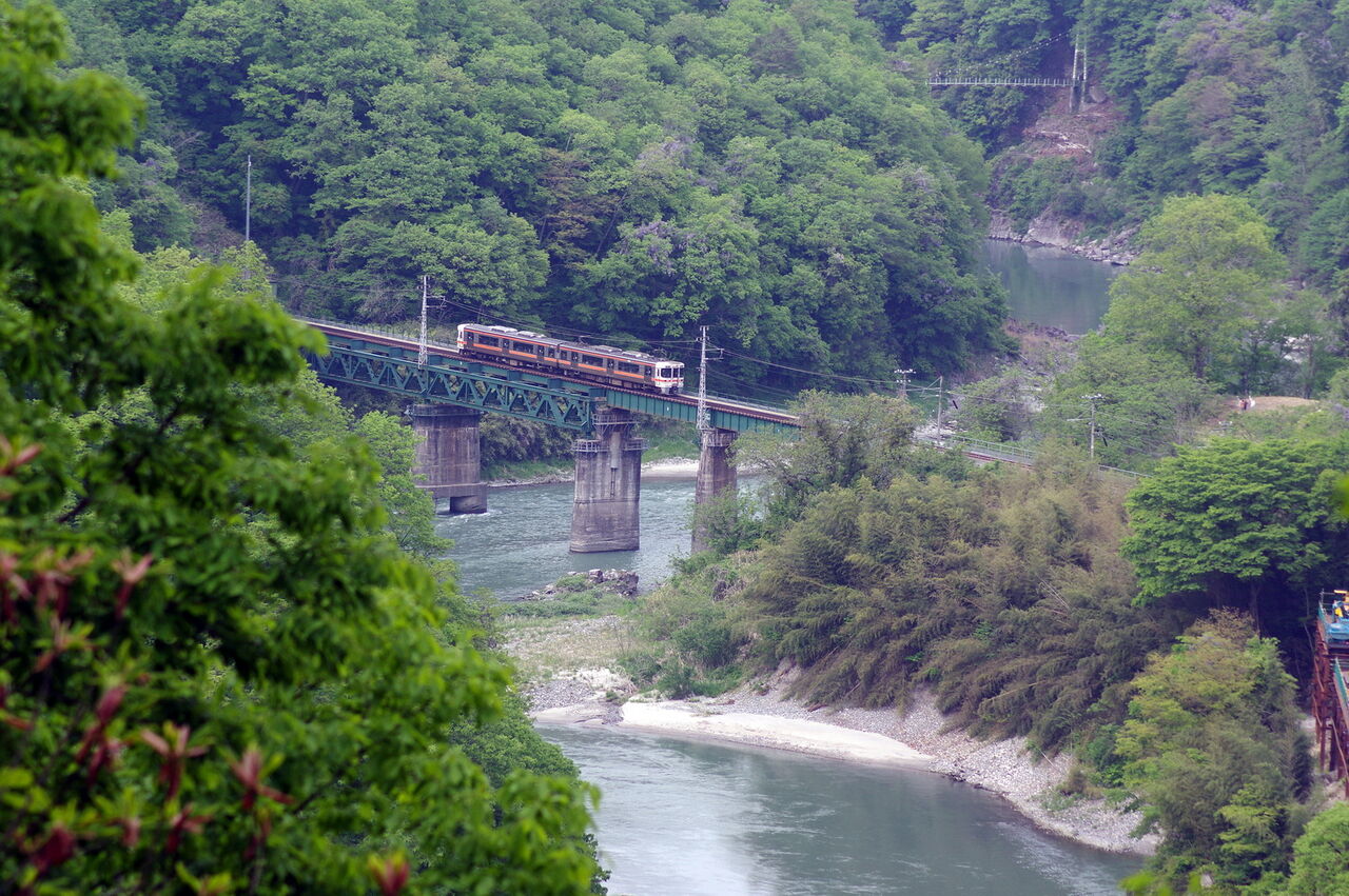 飯田線 天竜川橋梁ーそらさんぽ天竜峡 鉄橋のある鉄道風景のblog