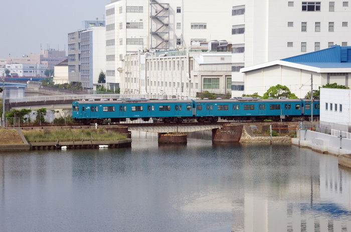 和田岬線 名鉄道橋梁84選 40 旋回式可動橋103系 鉄橋のある鉄道風景のblog 和田岬線 名鉄道橋梁84選 40 旋回式可動橋103系 鉄橋のある鉄道風景のblog