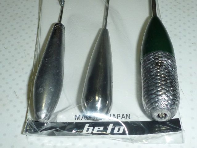 投げ釣り用ムク錘 １２３通信
