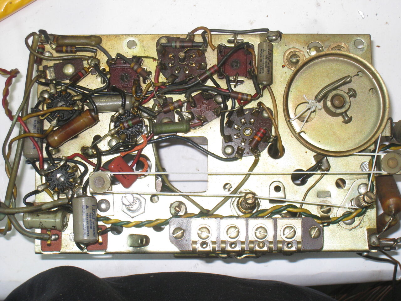 真空管ラジオ 初めてのラジオ修理 ナショナル GX-240 真空管ラジオ 音がでない