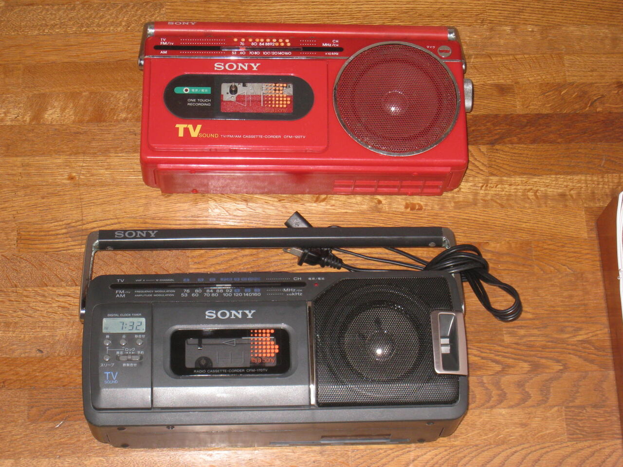 ソニーラジカセCFM-170TVの修理 : 真空管ラジオ修理キッシー工房