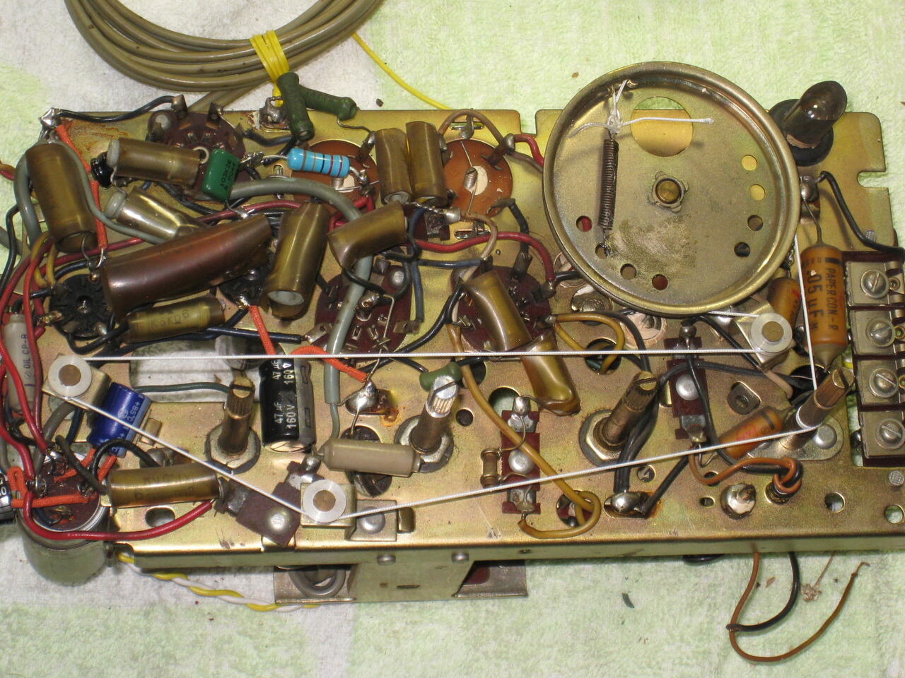 ナショナル真空管ラジオDX365の修理 : 真空管ラジオ修理キッシー工房