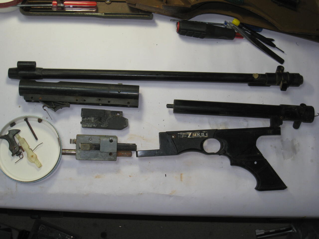 おもちゃ鉄砲 マスダヤ ボルト888MKⅡ の修理 : 真空管ラジオ修理