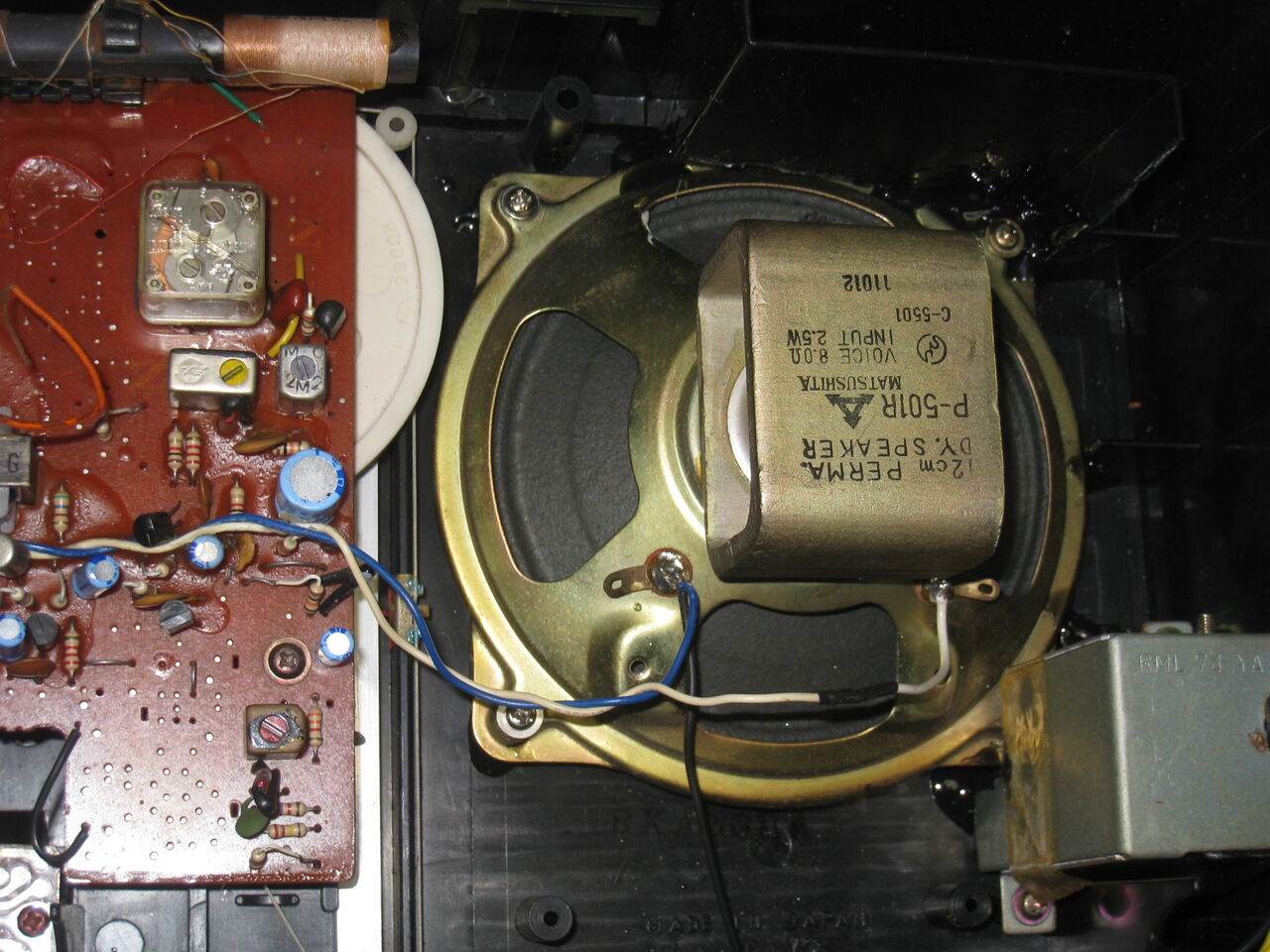 ナショナル半導体ホームラジオRE-195の修理・・・2台 : 真空管ラジオ