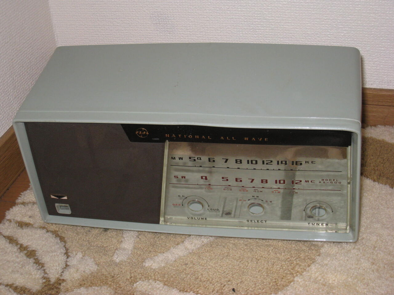 真空管ラジオ ナショナルAX-400 の修理・・・骨董グランデ万歳