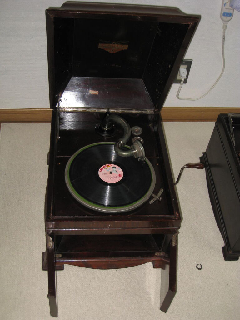 イーグル 蓄音機 ゼンマイ レコード 78回転SPレコード用戦前