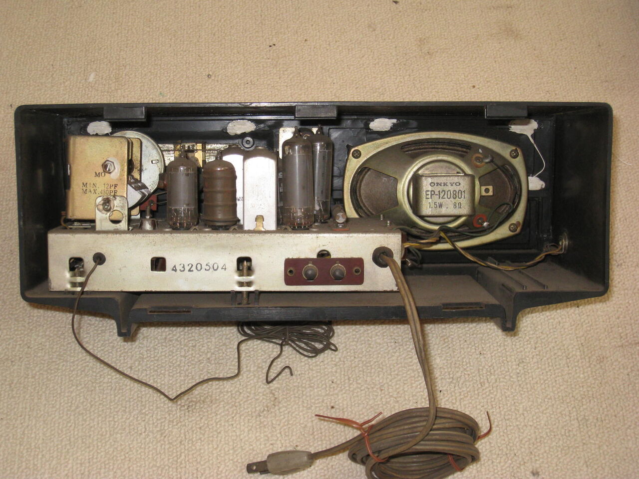 レア！昭和レトロ！ONKYO 真空管ラジオ OS-195