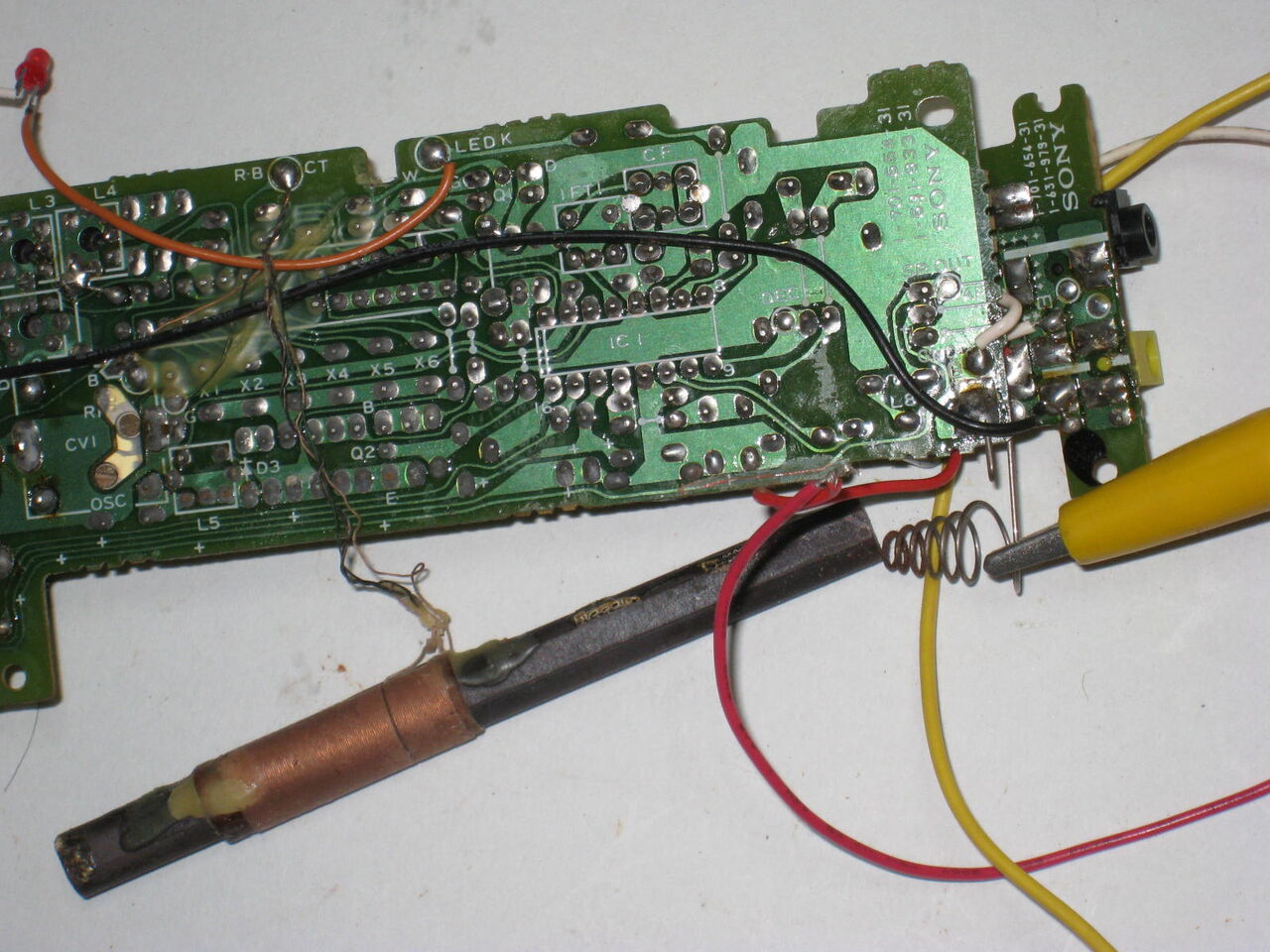 ソニー短波ラジオICR-N20の修理 : 真空管ラジオ修理キッシー工房 ソニー短波ラジオICR-N20の修理 : 真空管ラジオ修理キッシー工房