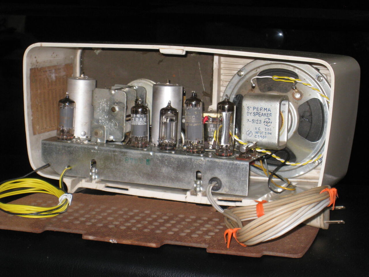 真空管ラジオ 美品！希少！ Nationalナショナル真空管ラジオ CX-435 受信確認