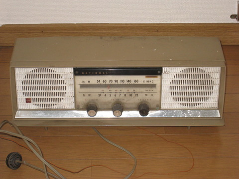 ナショナル DX－330GT管仕様 真空管ラジオ 松下 動作確認済