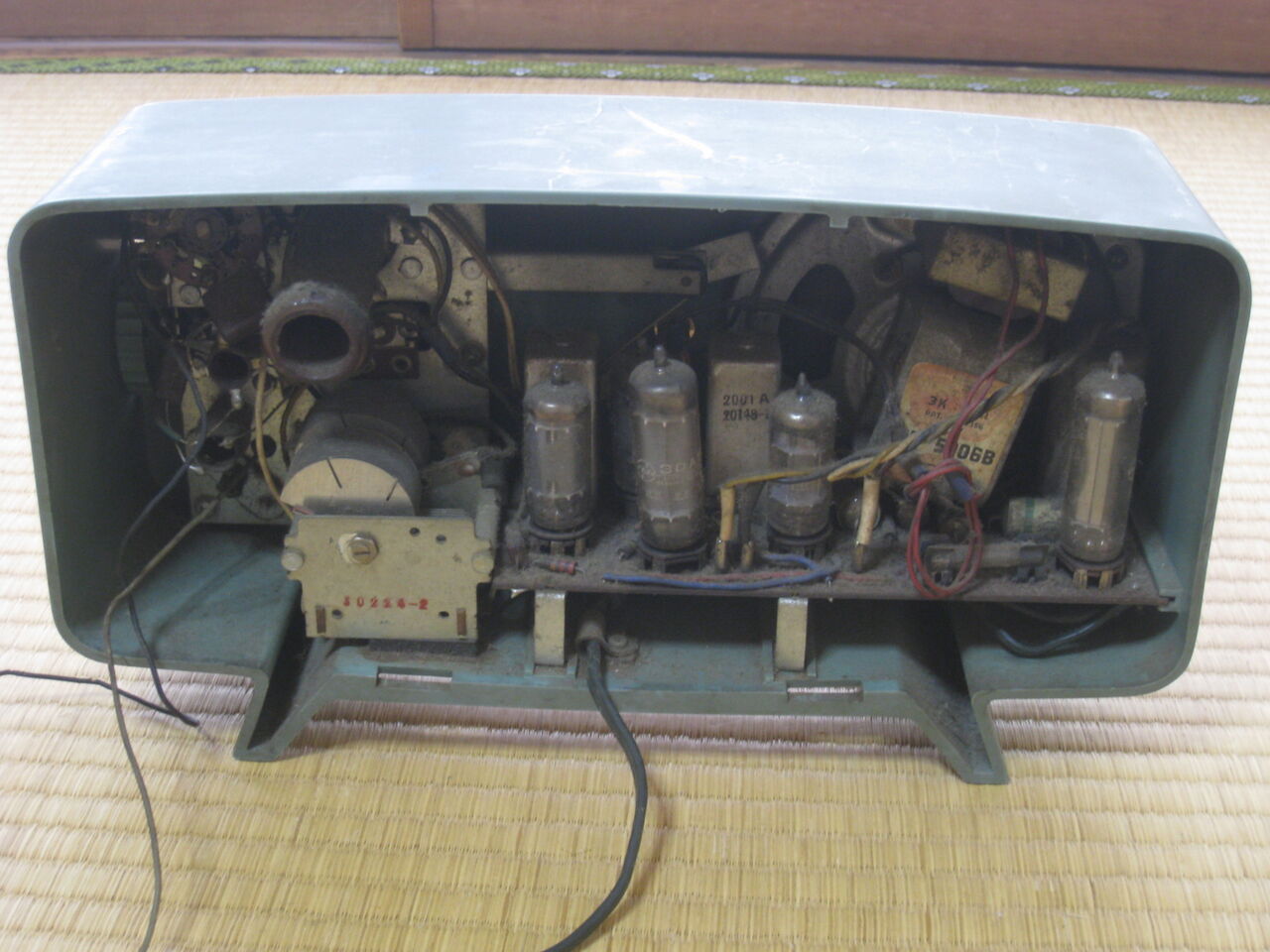 アンティーク　東芝ラジオ　かなりやPS 東芝真空管ラジオ 「かなりやPS」の修理 : 真空管ラジオ修理キッシー工房