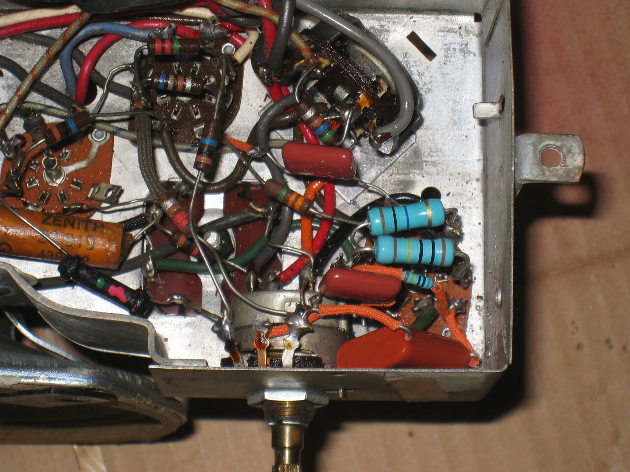 米ZENITH社 Model H503の修理・・・②完成 : 真空管ラジオ修理 米ZENITH社 Model H503の修理・・・②完成 : 真空管ラジオ修理