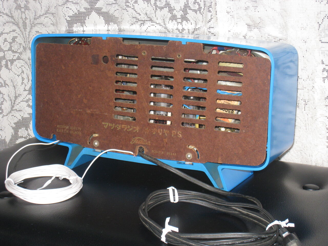 東芝真空管ラジオ 「かなりやPS」の修理 : 真空管ラジオ修理キッシー工房