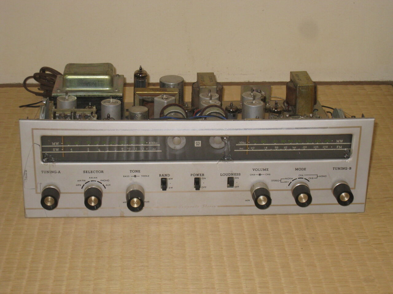 通電のみ確認 パイオニア S-71x 真空管レシーバーアンプ