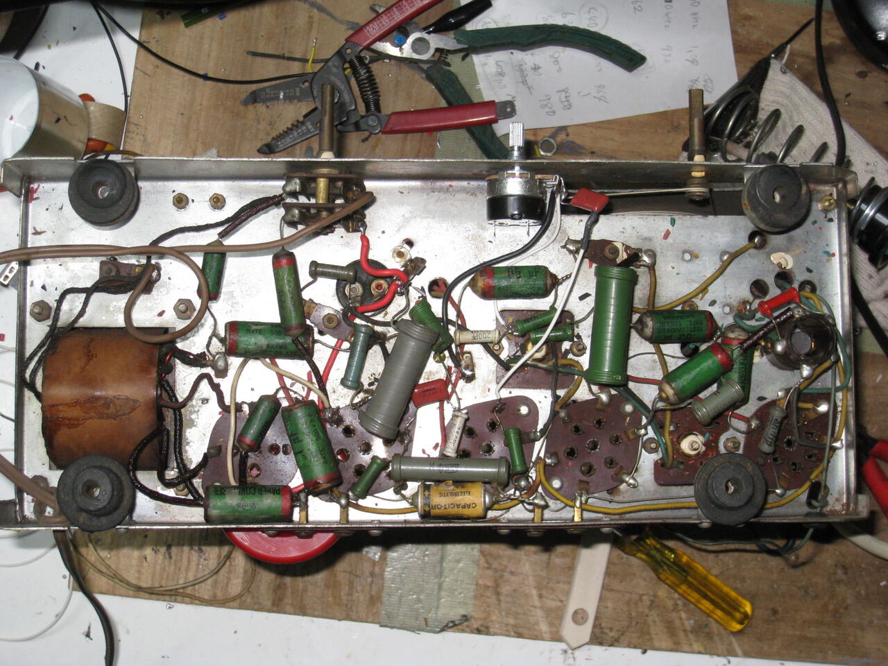 真空管ラジオ スーパーヘテロダイン受信機 AR-310型 シャープ 真空管ラジオ スーパーヘテロダイン受信機 AR-310型 シャープ