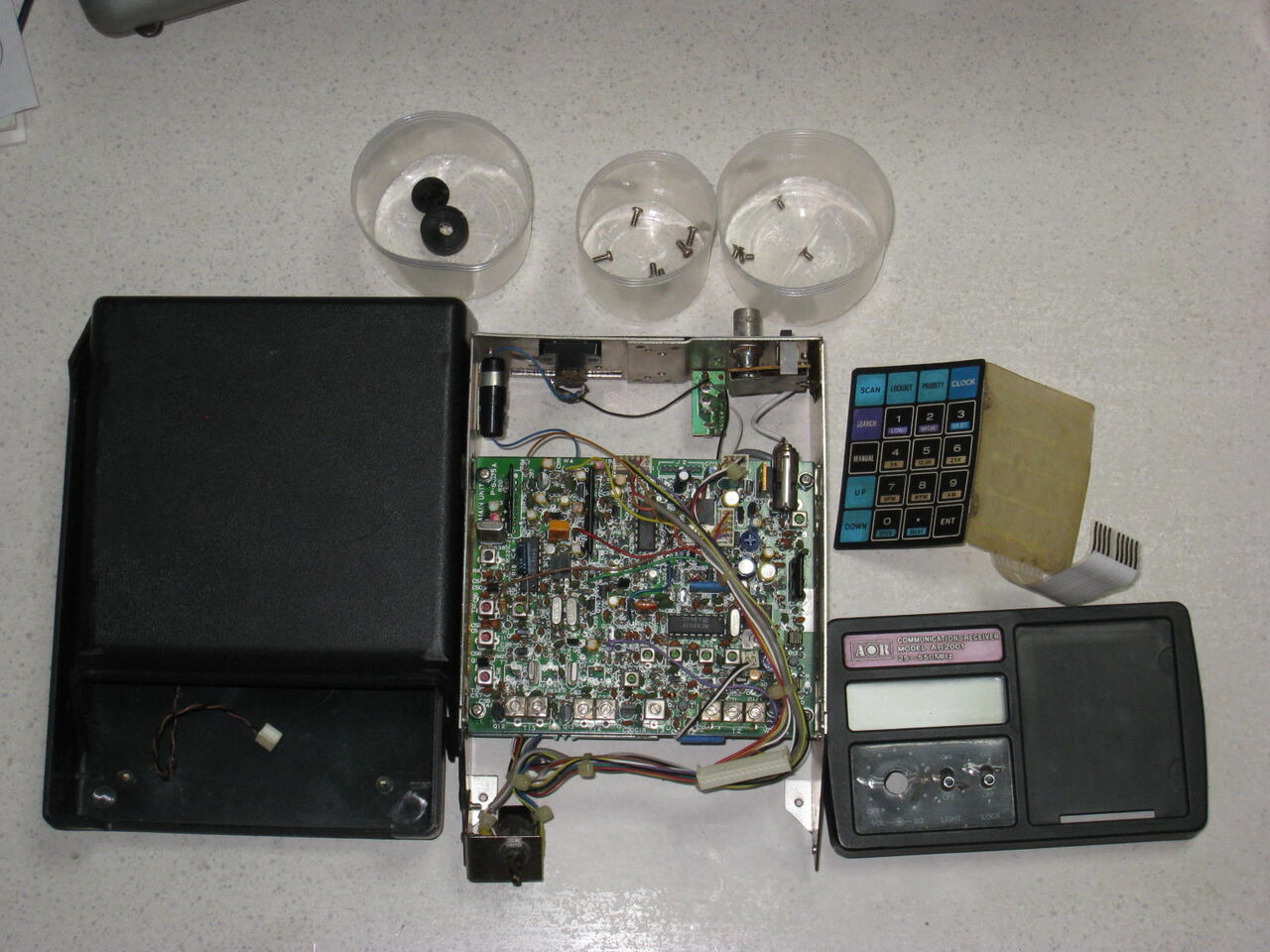AOR社広域受信機AR2001の修理 : 真空管ラジオ修理キッシー工房