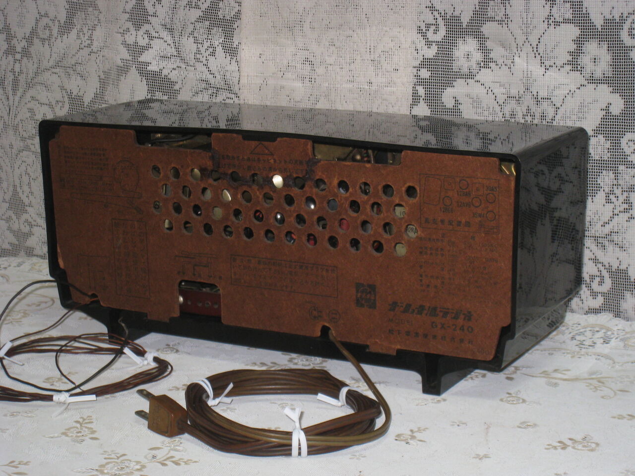 真空管ラジオ 初めてのラジオ修理 ナショナル GX-240 真空管ラジオ 音がでない