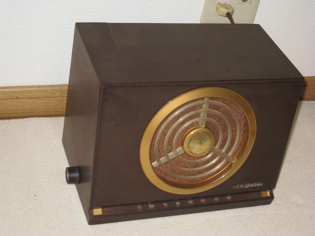 実働 RCA Victor 9-x-571 USA ヴィンテージ 真空管ラジオ - ラジオ・コンポ