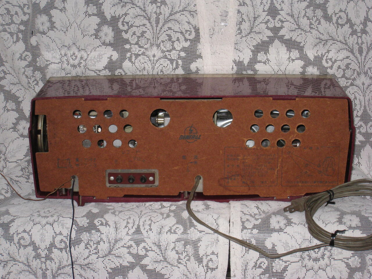 動作品　レトロレア古い真空管ラジオ　ゼネラル GENERAL 5MA508 Amazon.co.jp: GENERAL ゼネラル 八欧電機 6L480 真空管ラジオ