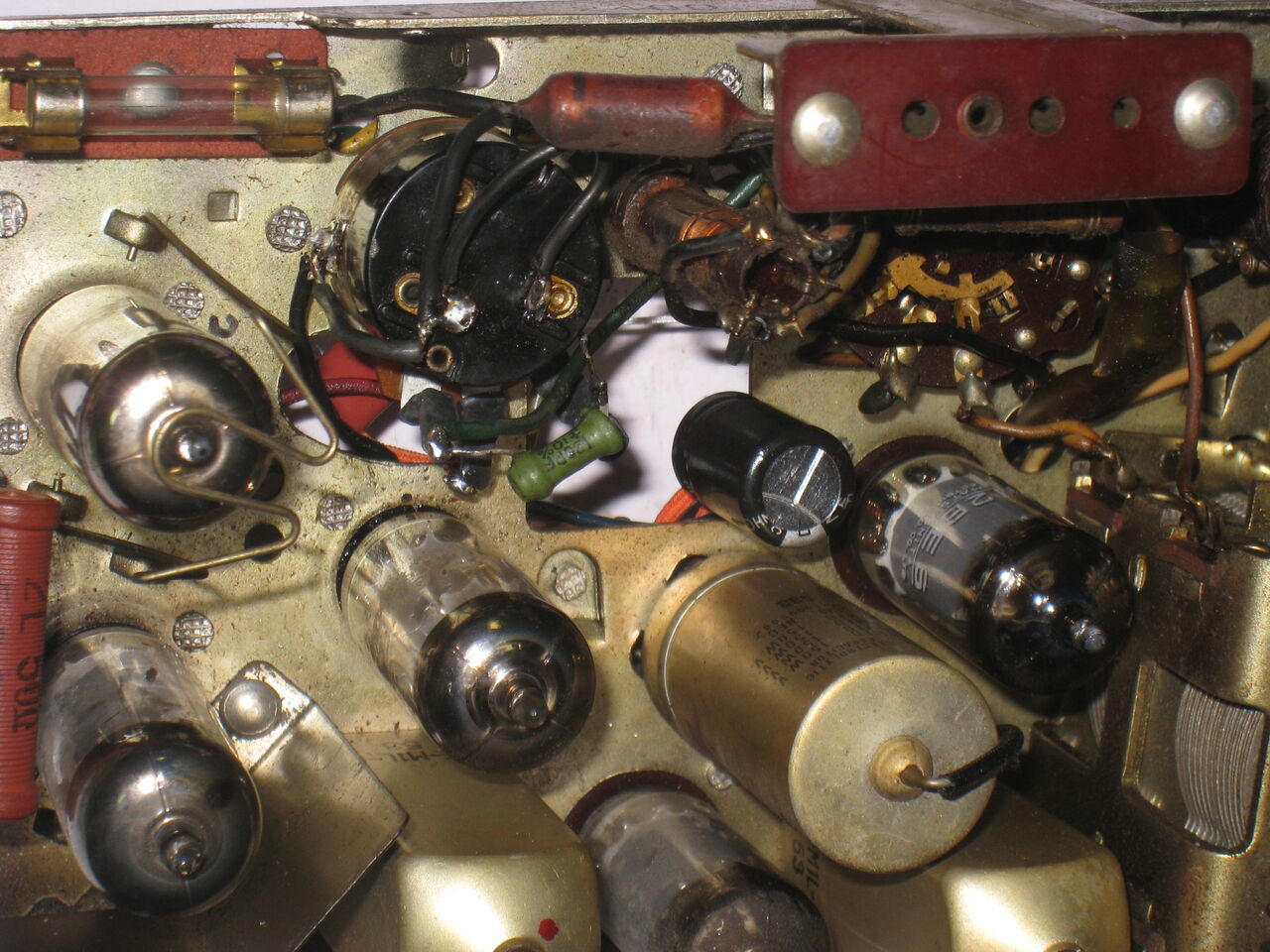 国産ナショナル真空管ラジオ GX-240 の修理・・・②完成 : 真空管