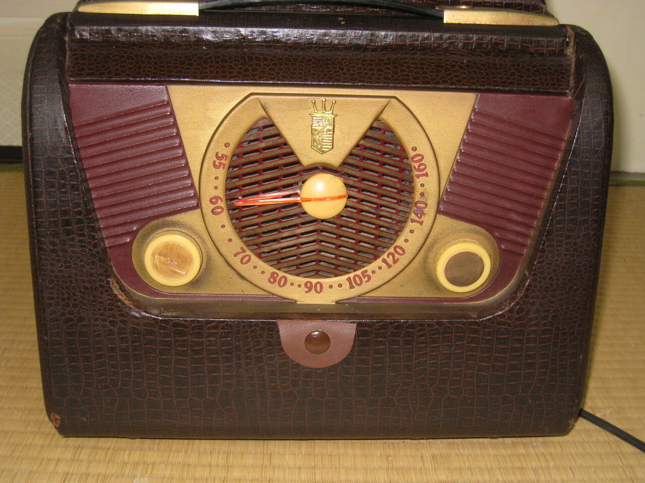 【激レア】USA ZENITH 4球真空管ラジオ Z402R 動作品 米ZENITH社 Model H503の修理・・・②完成 : 真空管ラジオ修理