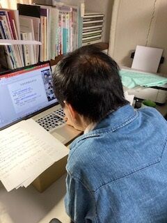 千葉研修オンラインの様子