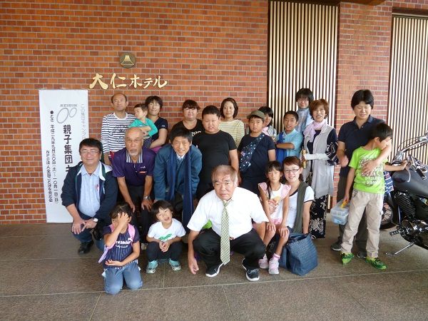 2017 静岡キャンプ2 大仁ホテル前集合写真