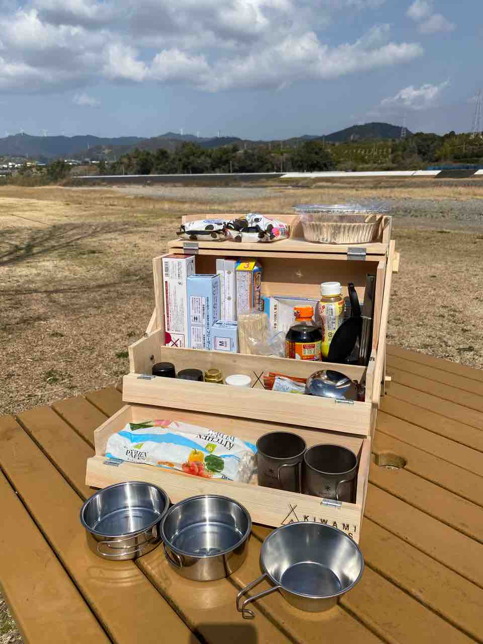 おかもち おしゃれ LUNCH BOX アルミ製 出前 オカモチ おかもち 公式通販