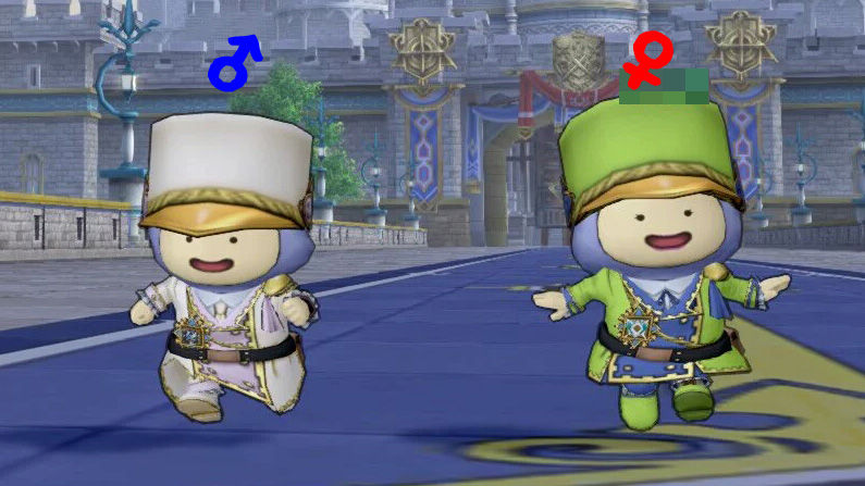 プクリポ男女の見分け方 ダイヤモンドは砕けない Dqxブログ