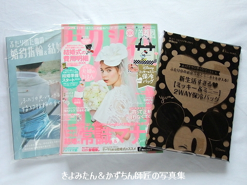 ゼクシィ 22年7月号付録 ミッキー ミニー2way保冷バッグ きよみたん かずちん師匠の写真集 ブログ