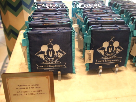 大人気 東京ディズニーリゾート ワンコインのショッピングバッグ きよみたん かずちん師匠の写真集 ブログ