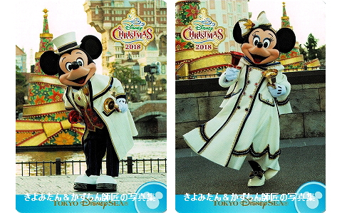 Tds ディズニー クリスマス18 コレクションカード きよみたん かずちん師匠の写真集 ブログ