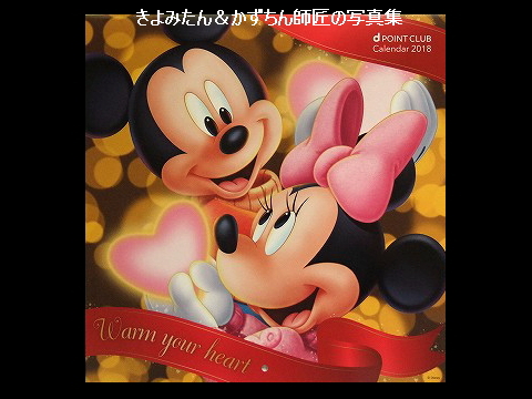 カレンダーの隠れミッキー きよみたん かずちん師匠の写真集 ブログ