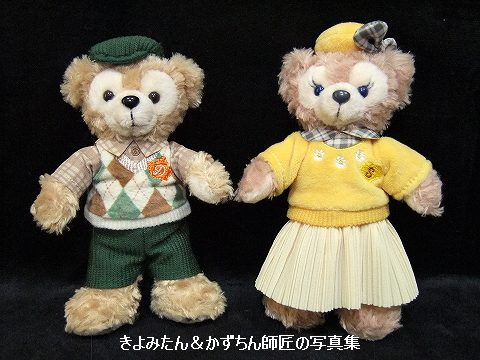 t*☆様 オータム　ストーリーブック　ぬいぐるみストラップ　4点セット ディズニー オータムスリープオーバー ぬいぐるみストラップ 4点