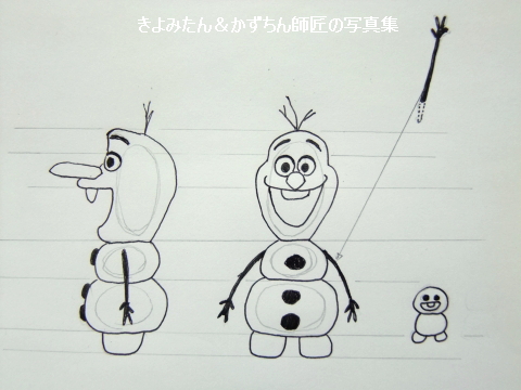 ニードルフェルトで オラフ 作り きよみたん かずちん師匠の写真集 ブログ