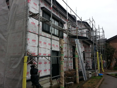 新潟県三条市の屋根外壁雨といリフォーム専門店遠藤組 見附市外壁サイディング張り替え工事