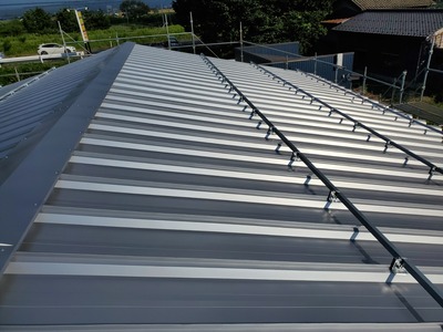 新潟県三条市の屋根外壁雨樋リフォーム専門店 三条市内自動車工場屋根外壁雨樋改修工事